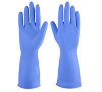 Guanti di pulizia in gomma gialli 3 paia per uso domestico, guanti riutilizzabili per la cucina (3, XL)