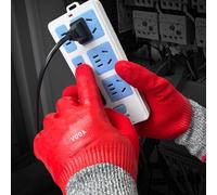 Guanti di Sicurezza Elettrici Resistenza Attrito Processo di Immersione Secondar