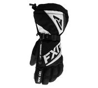 FXR Guanti da motoslitta donna Fusion Snow Nero/Bianco Taglia M