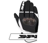 Guanti Donna In Pelle Spidi Power Carbon Lady Nero Bianco M
