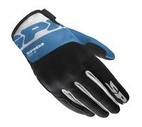 Spidi Flash-KP Tex Guanti da moto da donna, nero-bianco-blu, taglia S per donne