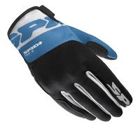 Spidi Flash-KP Tex Guanti da moto da donna, nero-bianco-blu, taglia XS per donne