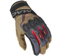 Macna Zairona, guanti donna XS male Beige/Nero/Rosso