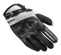 SPIDI, Flash-R Evo Lady, Guanti Moto per Donna, Protettivi e Resistenti, Guanti Moto Estivi Impermeabili e Antiscivolo, con Touchscreen Capacitivo, Peso Medio 0, 1 kg, Colore Nero e Bianco, Taglia XS