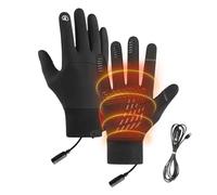 Guanti Elettrici | Guanti Da Caccia Riscaldati,Ricarica USB Impermeabili Antivento Antiscivolo Touchscreen - per Uomo Donna Ciclismo Escursionismo Guida in Inverno
