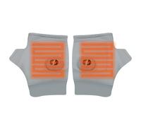 Guanti elettrici riscaldati - Guanti senza dita a 3 livelli, display digitale, guanto elettrico per riscaldare le mani, per campeggio invernale, ciclismo, corsa, escursionismo, sci guida