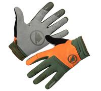 Guanti Endura Singletrack Windproof - Arancio verde L / Arancione