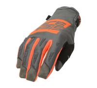 Guanti cross Acerbis MX WP HOMOLOGATED Arancio Grigio M