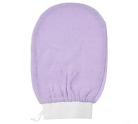 Guanti esfolianti da bagno stile hammam marocchino, 1 o 2 pezzi, per la rimozione delle cellule morte e la disintossicazione della pelle, realizzati in rayon naturale degradabile (1 pezzo viola chiaro