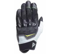 DAINESE - Ermex Gloves, Guanti Moto Estivi, Traspiranti con Inserti in Mesh, Protezioni Rigide sulle Nocche, Rinforzi in Pelle, Touchscreen, XXL, Nero e Verde