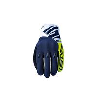 GUANTI FIVE E3 EVO FLUO YELLOW/BLUE (S)