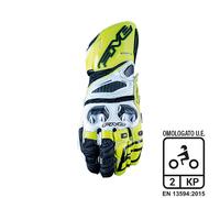 GUANTI FIVE RFX RACE WHITE/FLUO YELLOW (XXL)