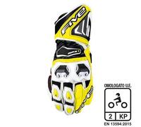 GUANTI FIVE RFX1 WHITE YELLOW FLUO (TAGLIA XS)