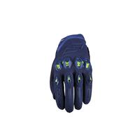 GUANTI FIVE STUNT EVO2 NIGHT BLUE/FLUO YELLOW (L)
