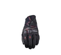 GUANTI FIVE TFX1 AIRFLOW SHORT NERO / FLUO ROSSO 81344L#1