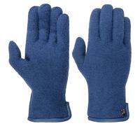 Guanti Follati in Lana con Pelle by Roeckl blu Savoia 7 1/2 HS