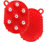 Guanti For Drenaggio Linfatico For Donna, Palla Massaggiante Portatile Rullo For La Cura Del Corpo Muscoli Del Corpo Spazzola Massaggiante For Collo Schiena Piedi Gambe(Red,1pcs)