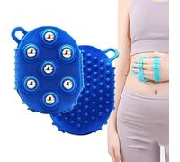 Guanti for drenaggio linfatico, guanti for drenaggio linfatico for donne, guanti for drenaggio, massaggio manuale for collo, schiena, piedi, gambe(Blue)