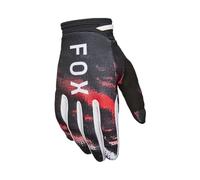 FOX 180 Kairos Guanti da motocross, nero-bianco-rosso, taglia S per maschi