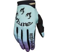Guanti Fox 180 Hello Future White/Yellow L