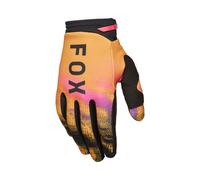 FOX 180 Kairos Guanti da motocross, nero/arancione, Taglia L