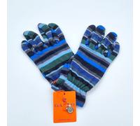 Guanti Gallo Bimbo/a Pile Blu Tifone Rigati multicolor Taglia 3 (6/10 anni)