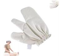 Guanti Garshana in Seta Grezza, Guanti Garshana in Seta Grezza for Massaggi, for esfoliare la Pelle, ridurre Le cicatrici da Acne e la Cellulite(1pcs)