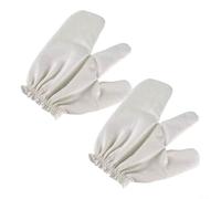 Guanti Garshana in seta grezza per routine ayurvediche di auto-cura che enfatizzano la pelle e il radicamento fisico (2 pezzi)