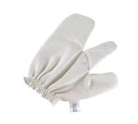 Guanti garshana seta grezza, guanti massaggio massaggio ayurvedico, seta grezza al 100% per massaggio a spazzola per la pelle secca, può essere usato su tutto il corpo (1Pcs)