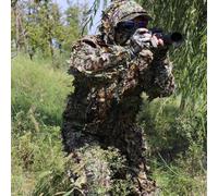 Guanti Ghillie Suit traspiranti con maschera integrale per la caccia al