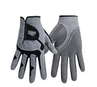 Guanti Golf Guanti Singoli da Golf Abbigliamento da Golf Guanti da Allenamento for Altalena Traspiranti in Microfibra da Uomo Particelle Antiscivolo morbide e Confortevoli Guanto Golf(Left Grey,22)