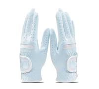 Guanti Golf Tessuto Morbido e Traspirante colorato for Golf da Allenamento all'aperto da Donna Guanto Golf(1 Pair Blue,20 Large)