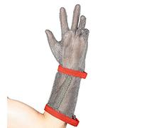 guanti, Guanti antitaglio, guanti da lavoro in acciaio inossidabile for chef, macellai, falegnameria, pesca, giardinaggio, sicurezza sul lavoro(Arm 8cm,1PCS/L)