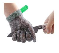 guanti, Guanti antitaglio in acciaio inossidabile, guanti antitaglio, sicurezza sul lavoro, guanti antitaglio in maglia di ferro for mano sinistra e destra(1PCS/L)