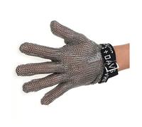 guanti， Guanti antitaglio in acciaio inossidabile, guanti da lavoro di sicurezza for chef e macellai, guanti da pesca for il taglio della carne di sicurezza alimentare(1pcs/XS)