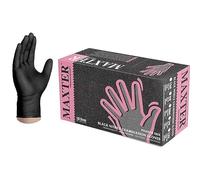 GUANTI - GUANTI DA ESAMINAZIONE IN NITRILE - NON POLVERI - NERO - TAGLIA XL