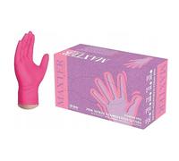 GUANTI - GUANTI DA ESAMINAZIONE IN NITRILE - NON POLVERI - ROSA - M