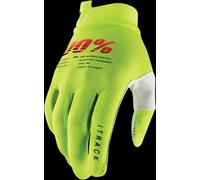 §Guanti Cross Bambino 100% iTrack Gialli§