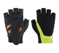 Guanti Icon nero/giallo neon 10,5