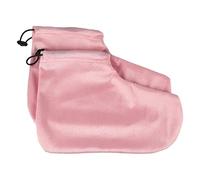 Guanti in cera di paraffina per mani e piedi, mantengono al caldo strumenti per nail art, colore rosa, 20 x 28 cm
