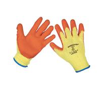 Sealey Super Impugnatura IN Maglia Guanti Lattice Palma (Grande) - Coppia 9121L