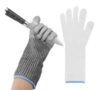 Guanti in metallo per tagliare, guanti in cotta a maglia | Guanti resistenti al taglio per | per il taglio di sicurezza in filo di acciaio inossidabile, guanti da lavoro di