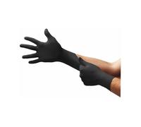 Guanti in nitrile di qualità professionale, neri, taglia XL, senza lattice, non contaminanti, con eccellente aderenza, senza polvere, compat