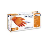 Guanti in nitrile monouso full grip Reflexx N85 senza polvere