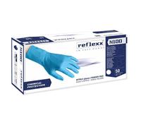 Guanti in nitrile monouso Reflexx N100 protezione chimica
