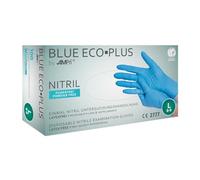 Guanti in nitrile monouso senza polvere, Blu, 1 Box à 10, lunghezza totale mm 4000371520