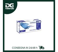 GUANTI IN NITRILE SENZA POLVERE 100PZ REFLEXX R70 DISPOSITIVO MEDICO DPI 3
