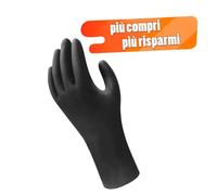Guanti in nitrile Showa 6112PF monouso Nero leggero biodegradabili Guanti