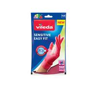 Guanti in nitrile Vileda Sensitive Easy Fit tg M Rosa