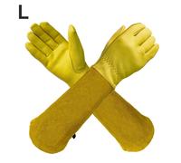 Guanti in pelle antispina Gardening Essentials per attività di potatura sicure